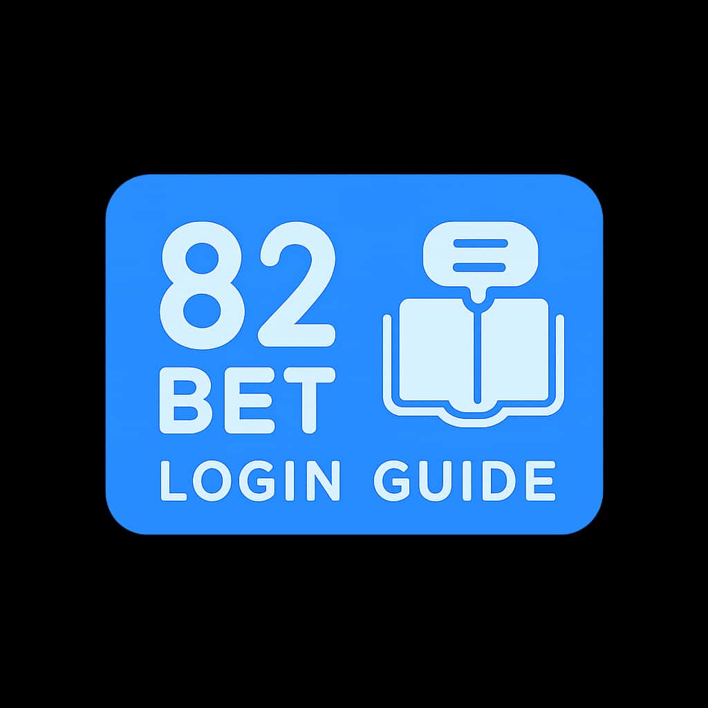 Badge icon for the 82 Bet login guide.