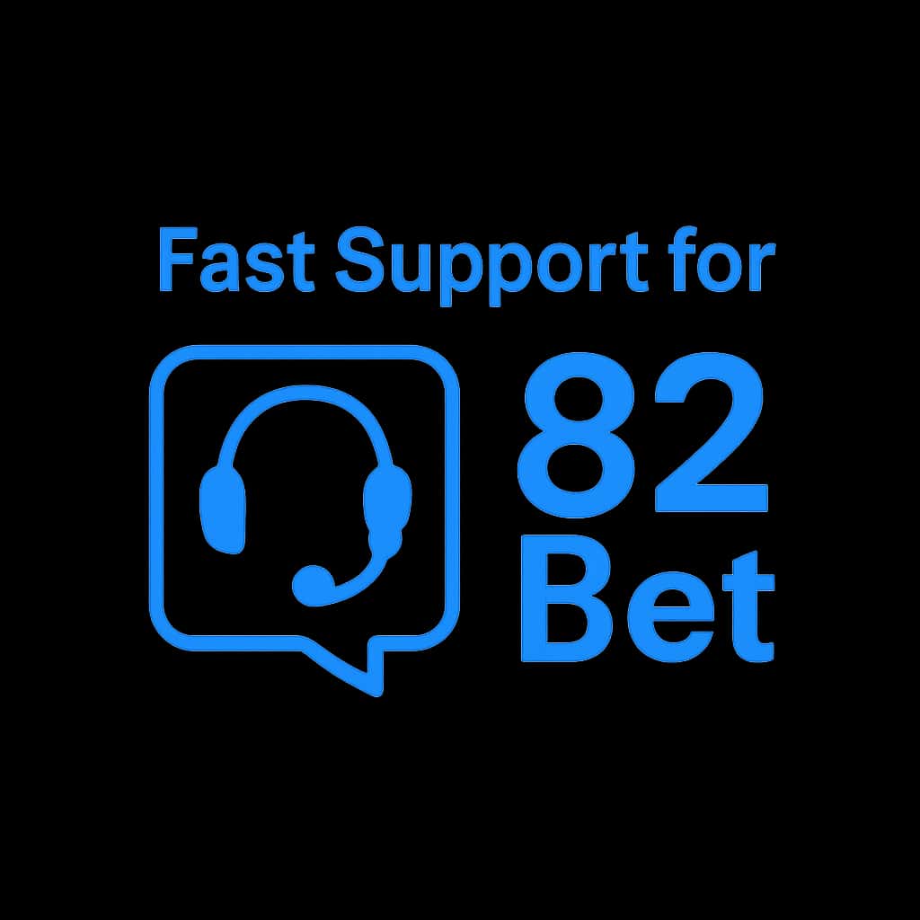 An icon indicating support resources for 82 Bet.
