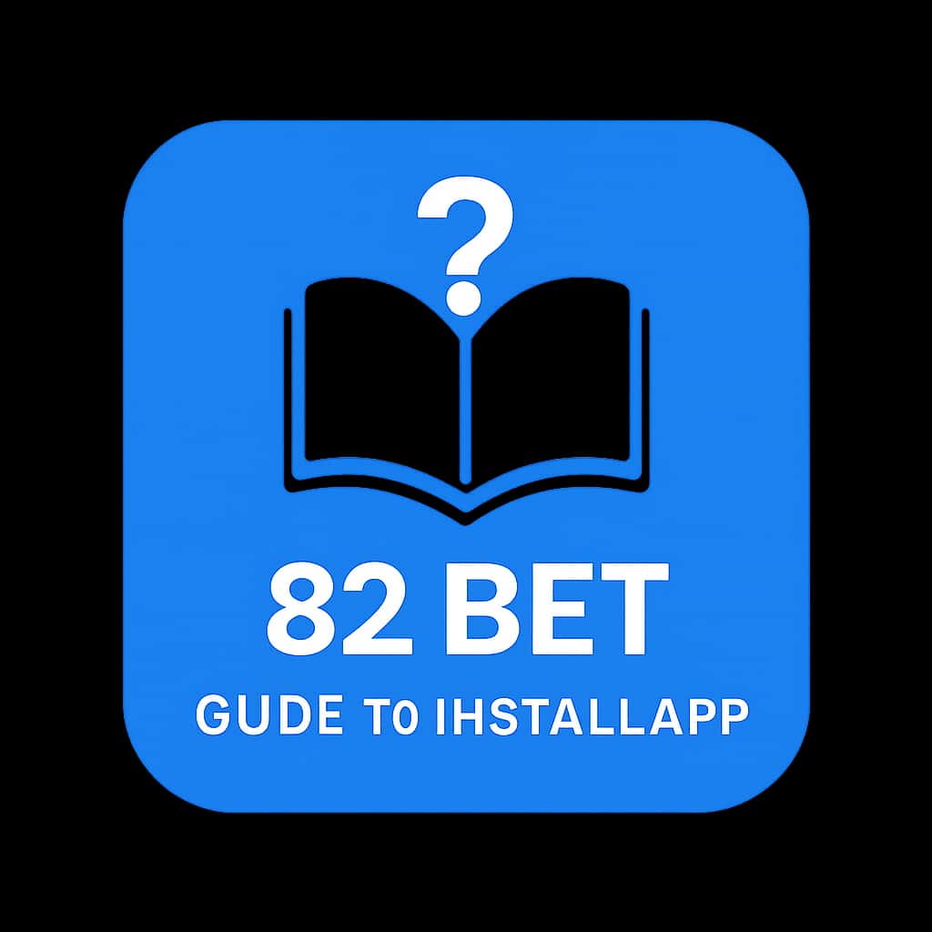 Icon representing the 82 Bet app installation guide.