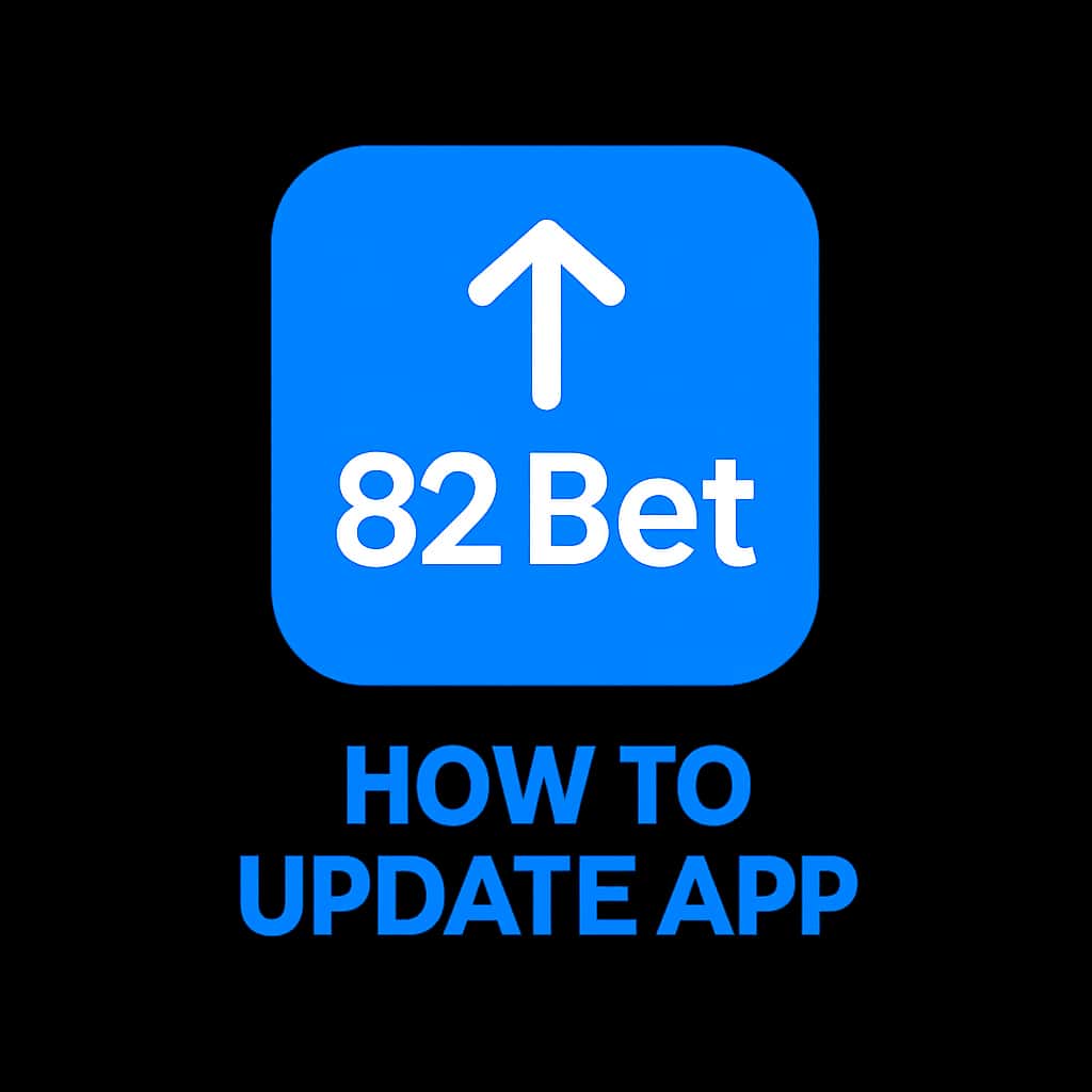 An icon representing a guide for updating the 82 Bet app.