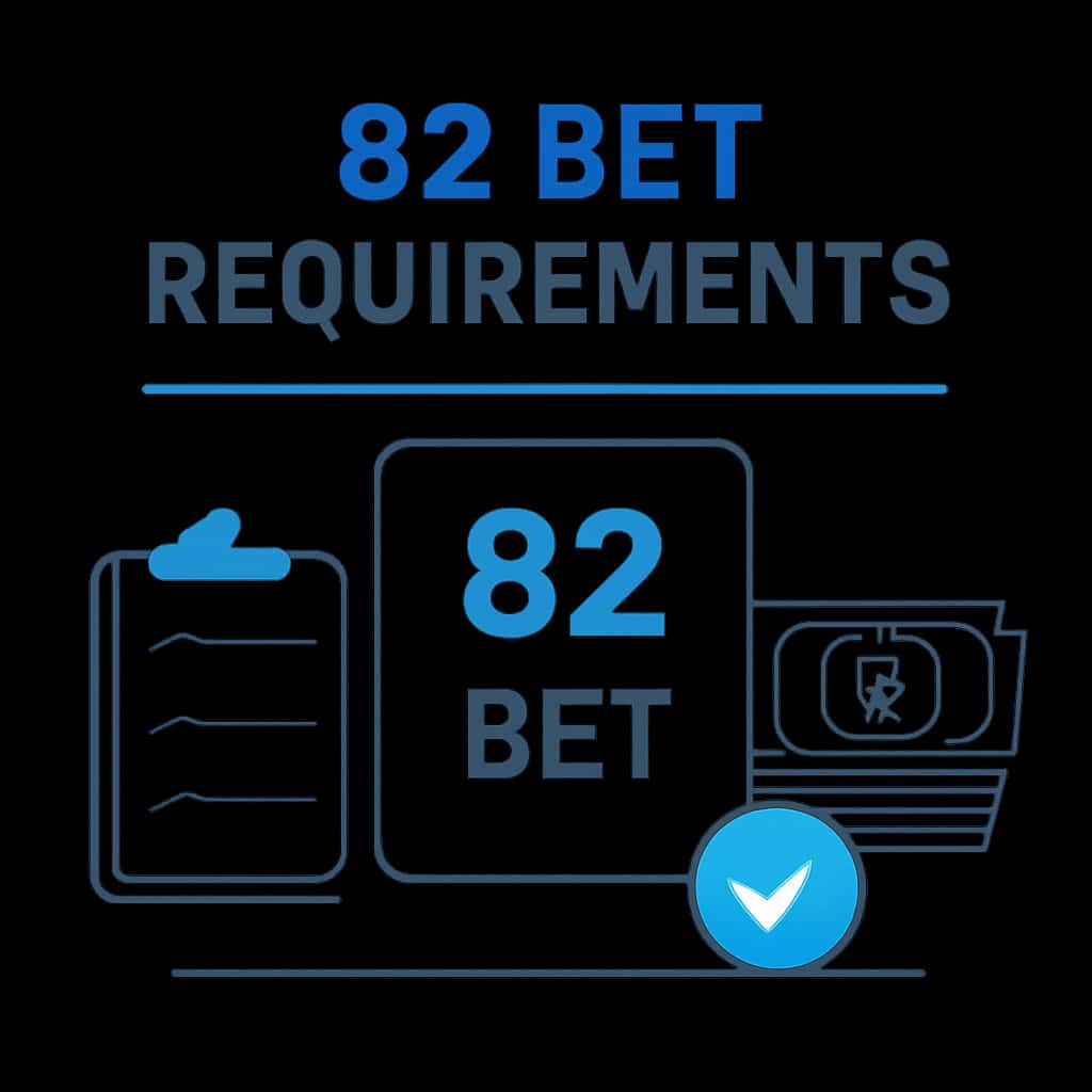 Diagram illustrating 82 Bet Requirements